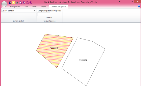 Import Maps, Assign Paddock and Coordinate System